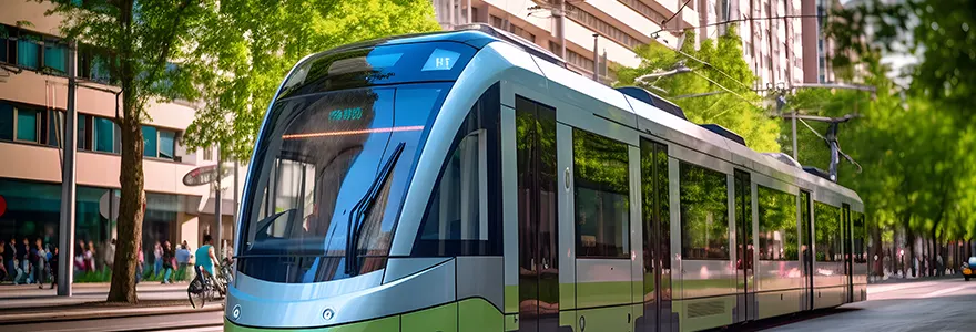 Montez à bord du tramway pour un voyage urbain sans tracas